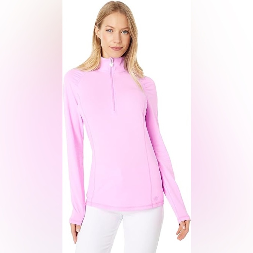 EUC Lilly Pulitzer UPF 50+ Justine Pullover in Orchid